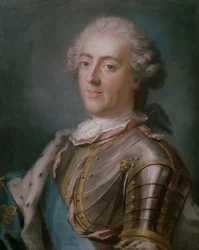 ルイ15世の肖像（1710-74）フランス王（紙にパステル）（ペアについては173609を参照）